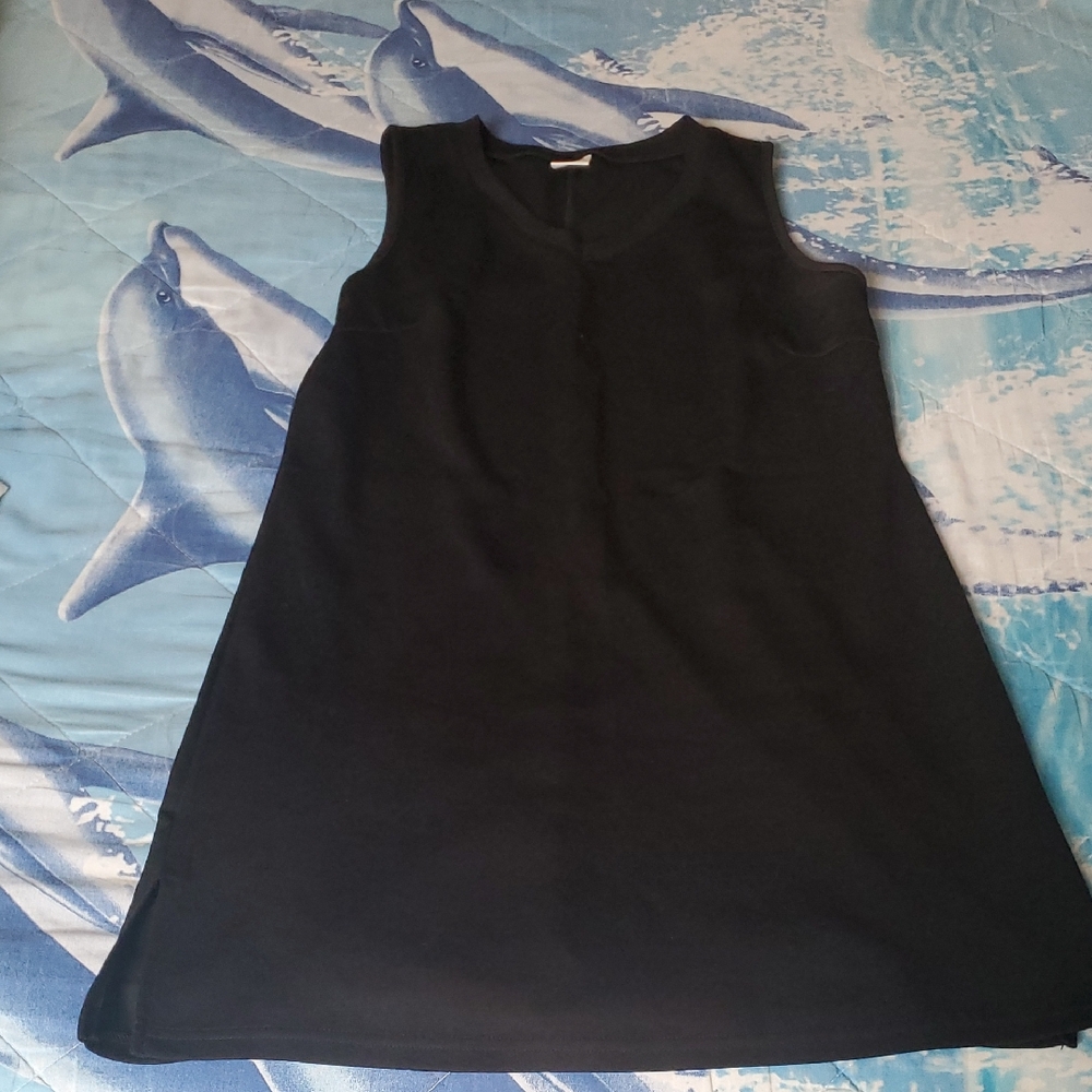 H&M Black Sleeveless Mini Dress